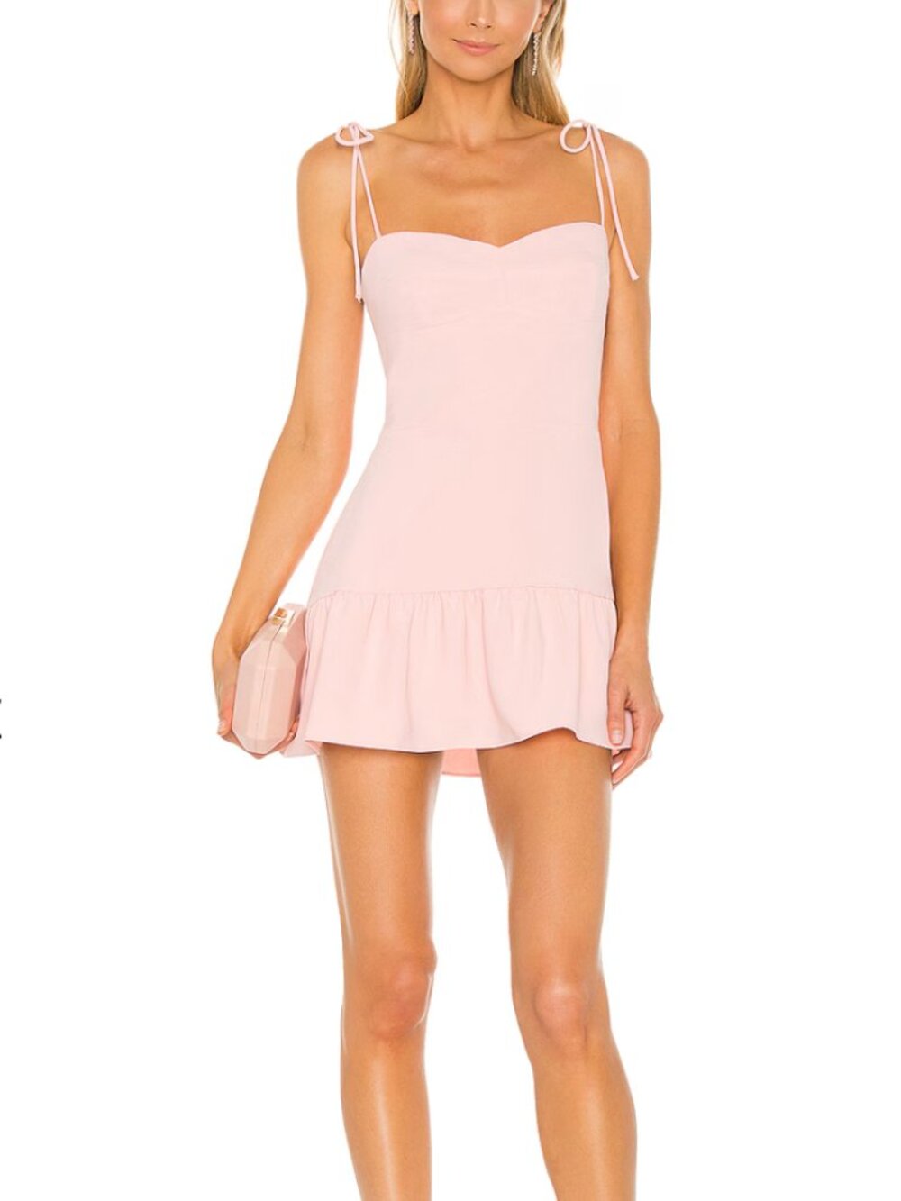 Amanda Uprichard Champagne Skort Romper